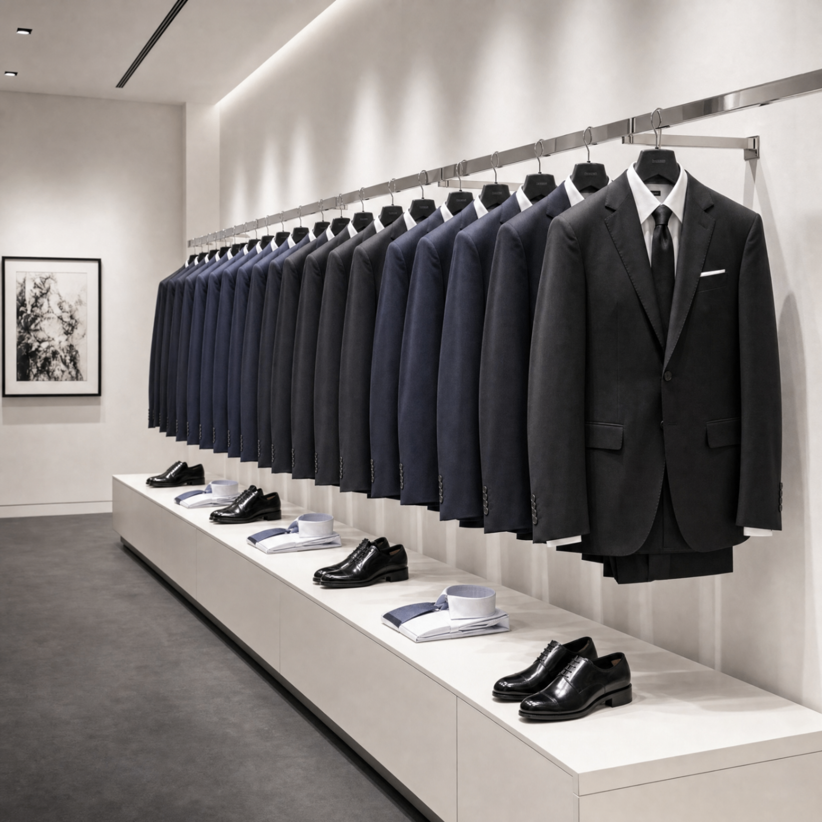 Team di Accademia Discovery all'interno dello store.